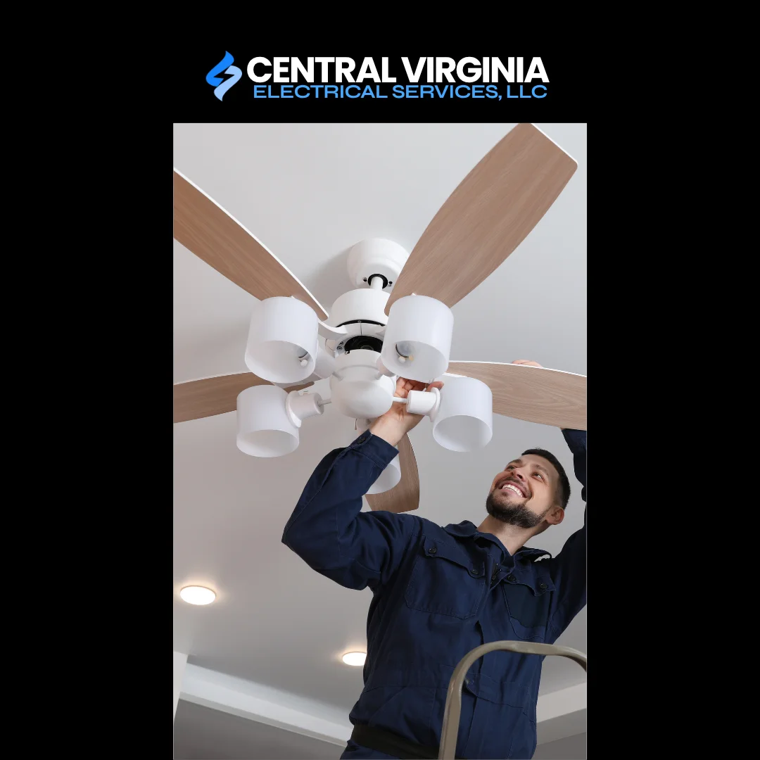 Ceiling fan installation